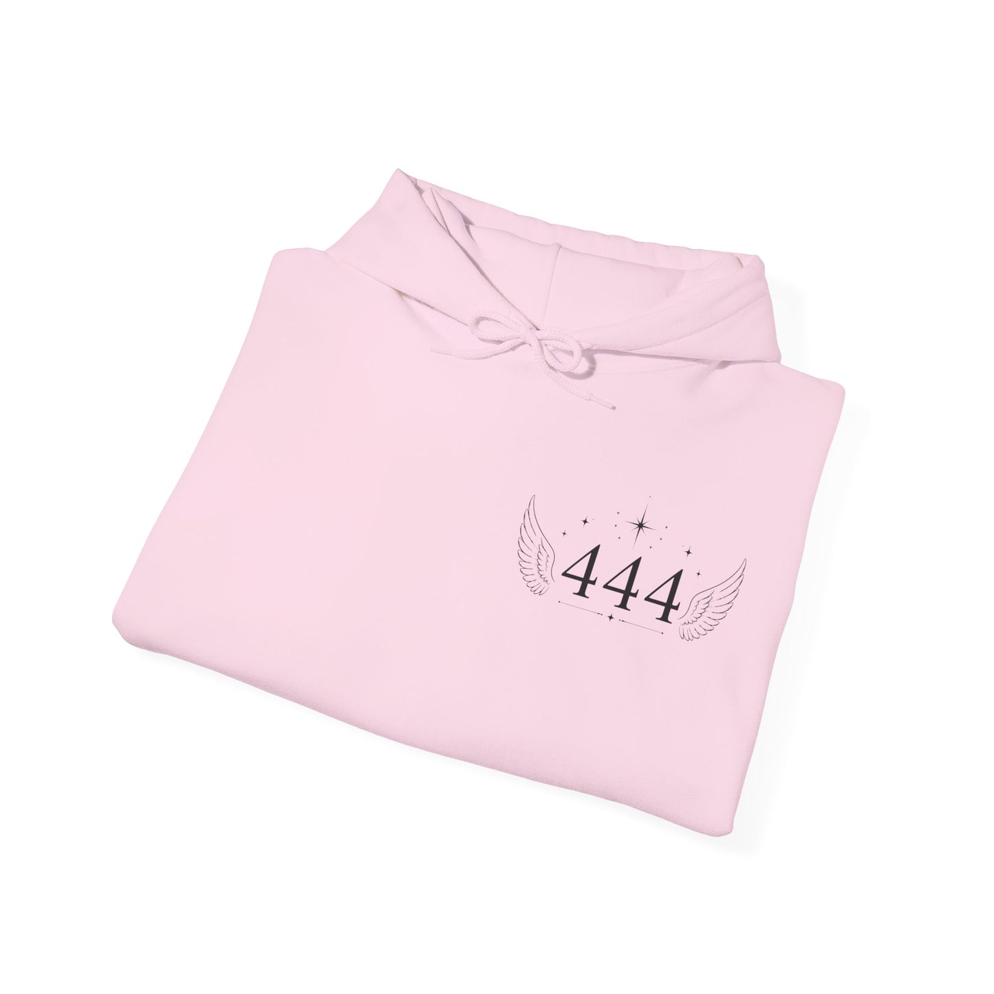 444 Angel Number Hoodie – Spiritual Winged Numerology Sweatshirt