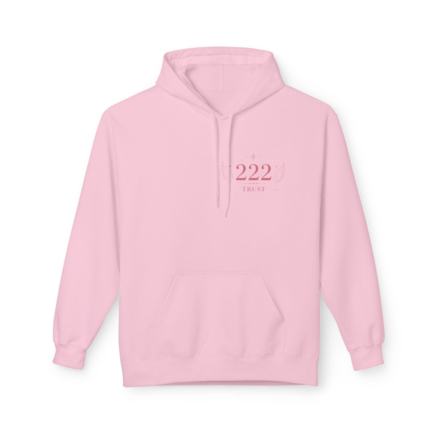 222 Angel Number Hoodie — Spiritual Numerology Graphic Hoodie
