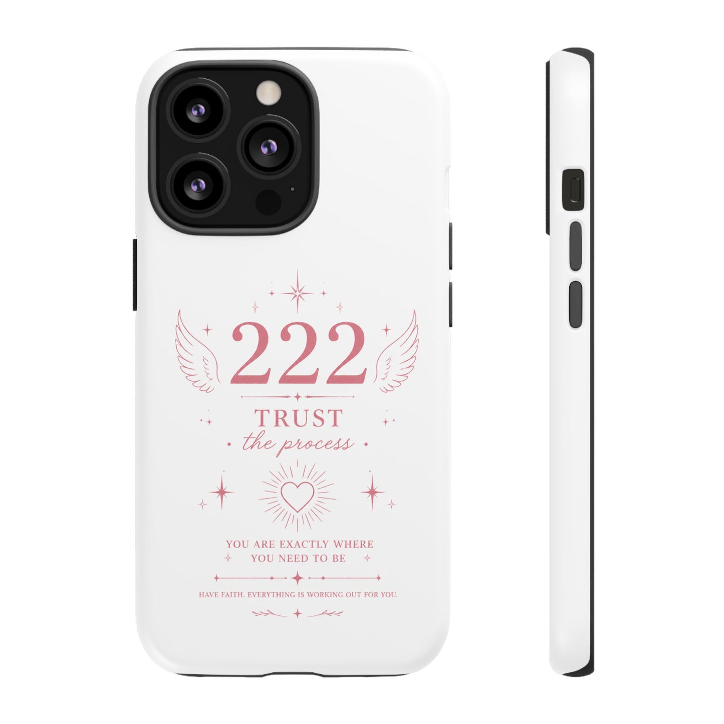 222 Trust the Process Phone Case — Angel Number Spiritual iPhone Case