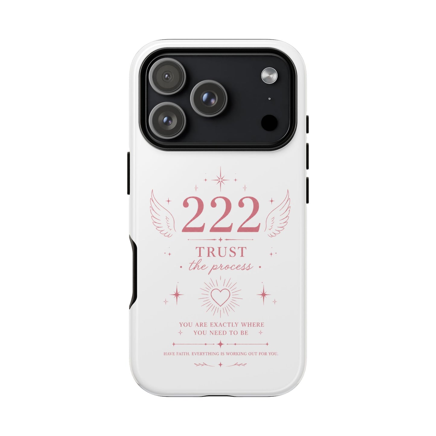 222 Trust the Process Phone Case — Angel Number Spiritual iPhone Case