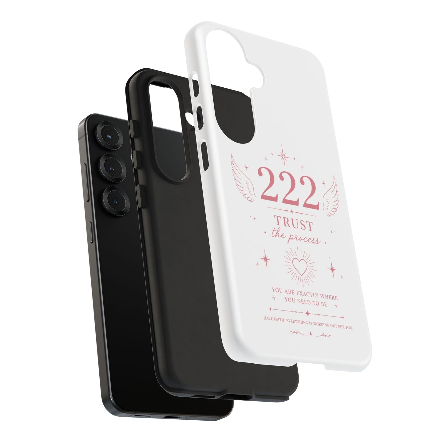 222 Trust the Process Phone Case — Angel Number Spiritual iPhone Case