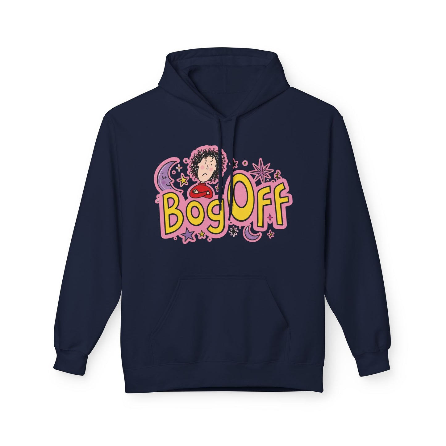 Bog Off Hoodie — Cute Retro 'Bog Off' Graphic Pullover