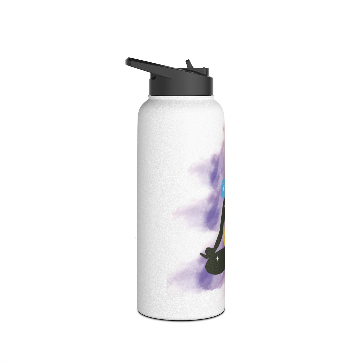Chakra Meditation Stainless Steel Water Bottle – Yoga Energy Bottle