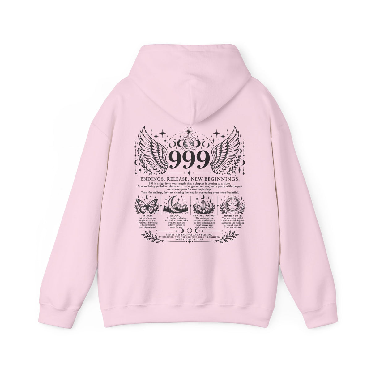 999 Angel Number Hoodie | Endings, Release & New Beginnings