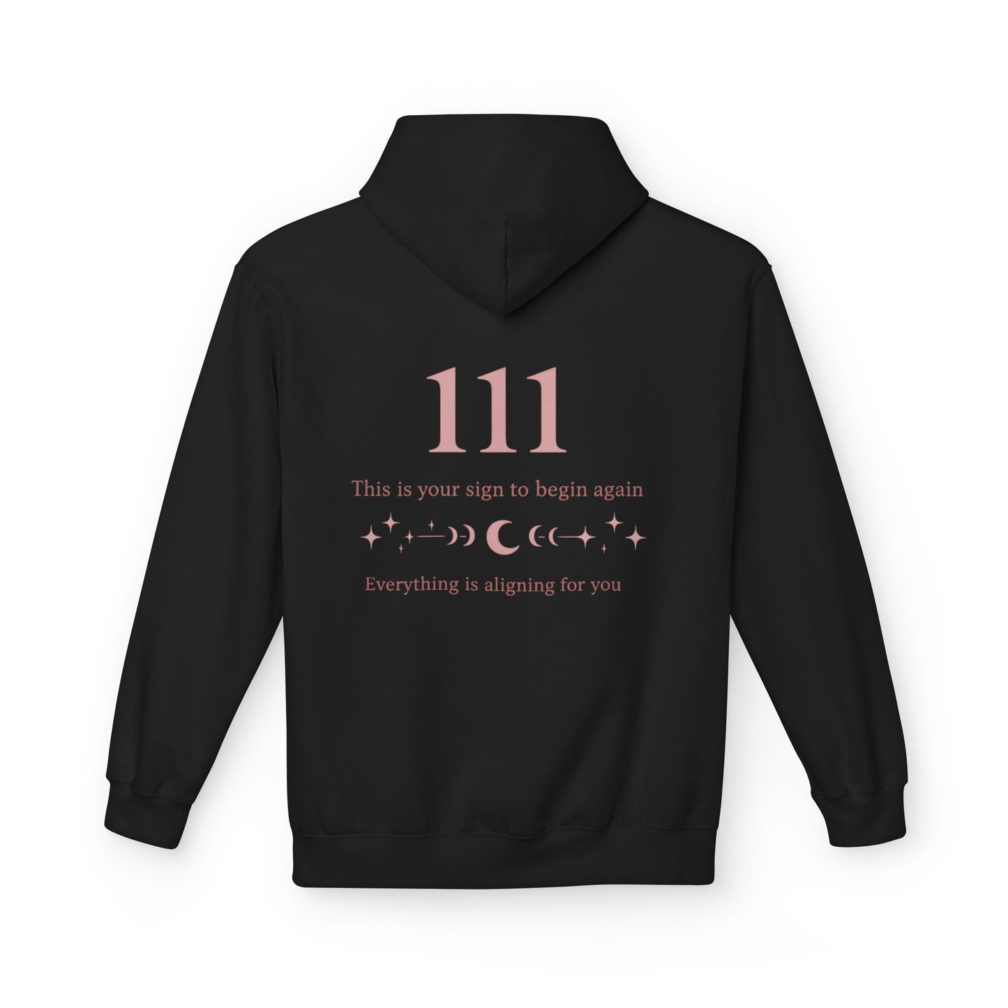 111 Angel Number Hoodie — Spiritual Numerology Graphic Hoodie