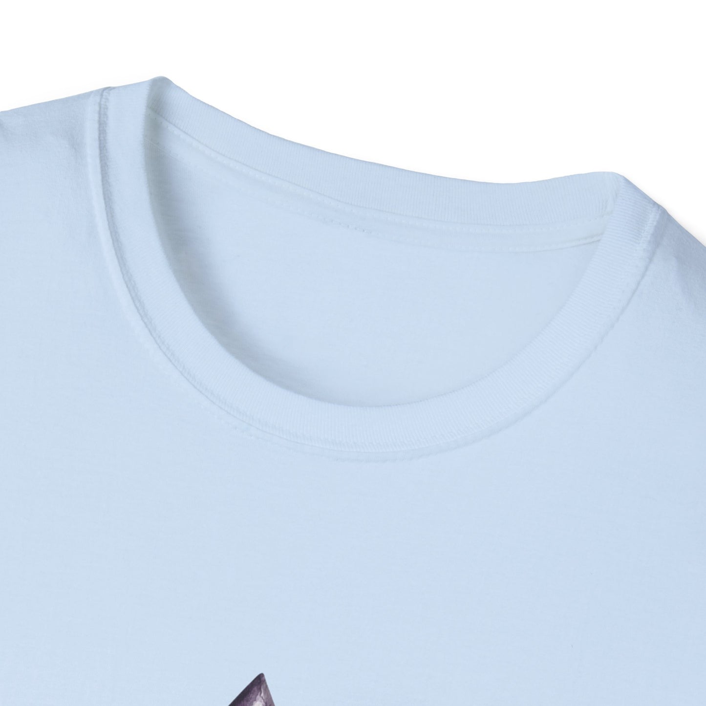 Crystal Cluster T-Shirt — Watercolor Amethyst & Rose Quartz Graphic Tee