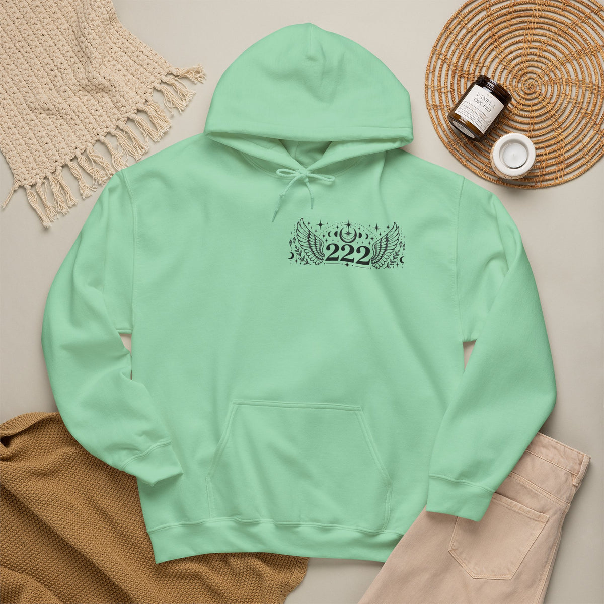 222 Angel Number Hoodie | Alignment, Trust & Divine Timing