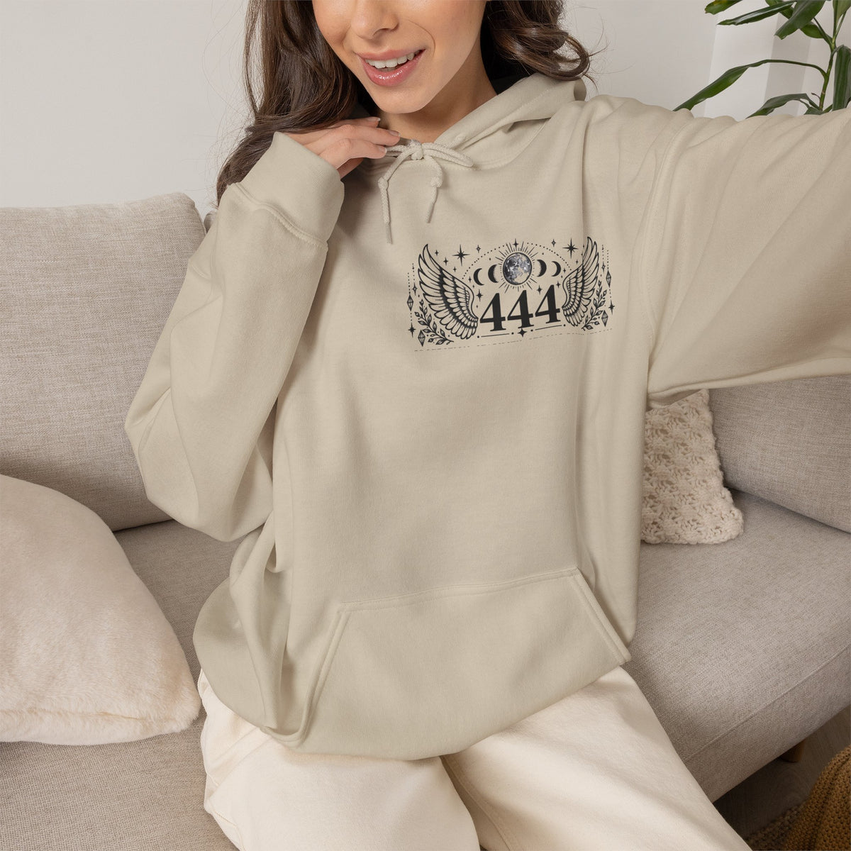 444 Angel Number Hoodie | Protection, Stability & Guidance