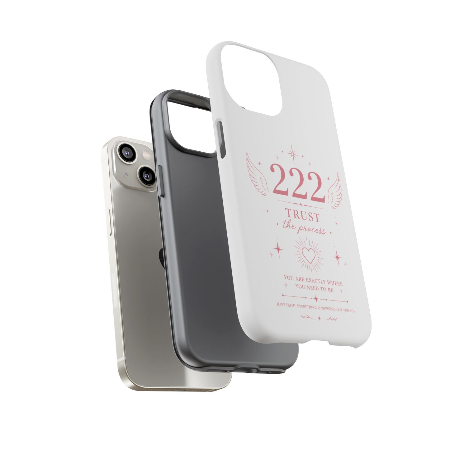 222 Trust the Process Phone Case — Angel Number Spiritual iPhone Case