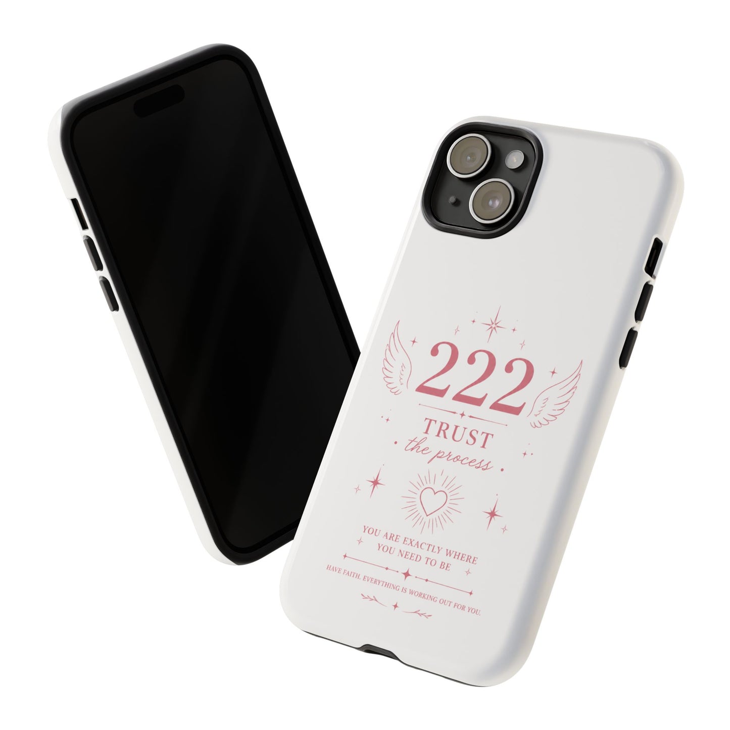 222 Trust the Process Phone Case — Angel Number Spiritual iPhone Case