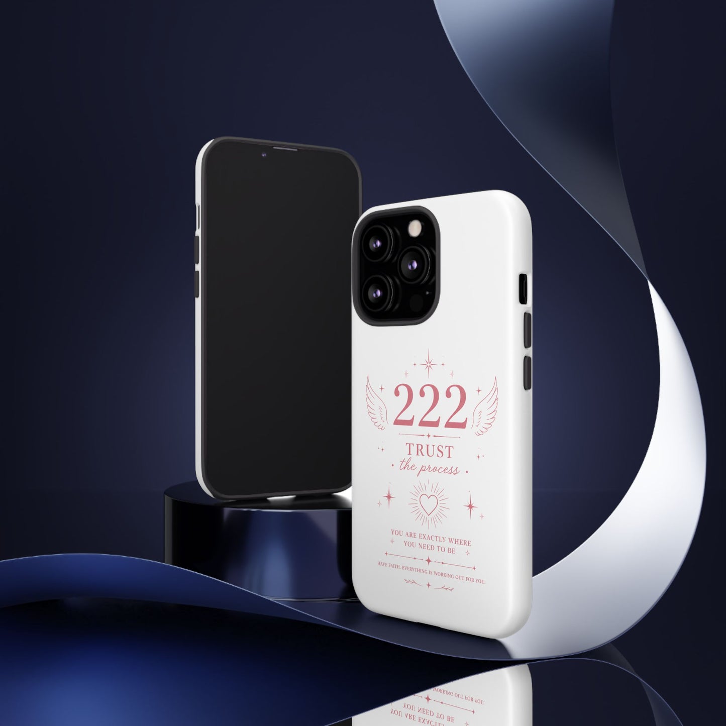 222 Trust the Process Phone Case — Angel Number Spiritual iPhone Case