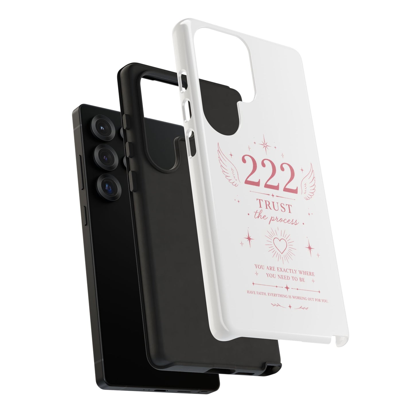 222 Trust the Process Phone Case — Angel Number Spiritual iPhone Case