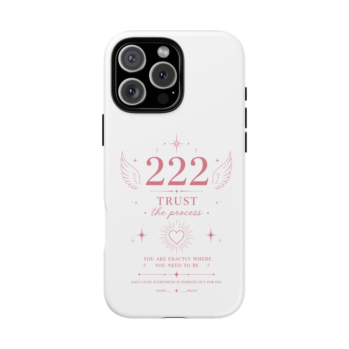 222 Trust the Process Phone Case — Angel Number Spiritual iPhone Case