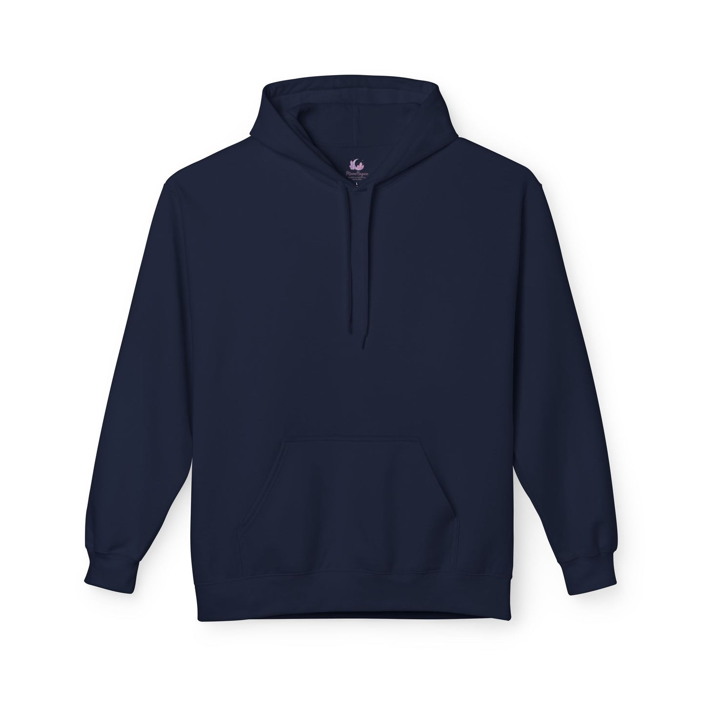 Moon Phase Graphic Hoodie — Minimal Celestial Back Print