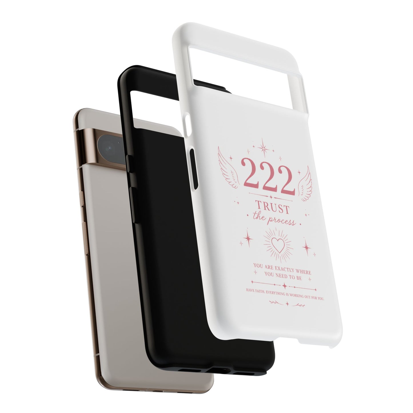 222 Trust the Process Phone Case — Angel Number Spiritual iPhone Case