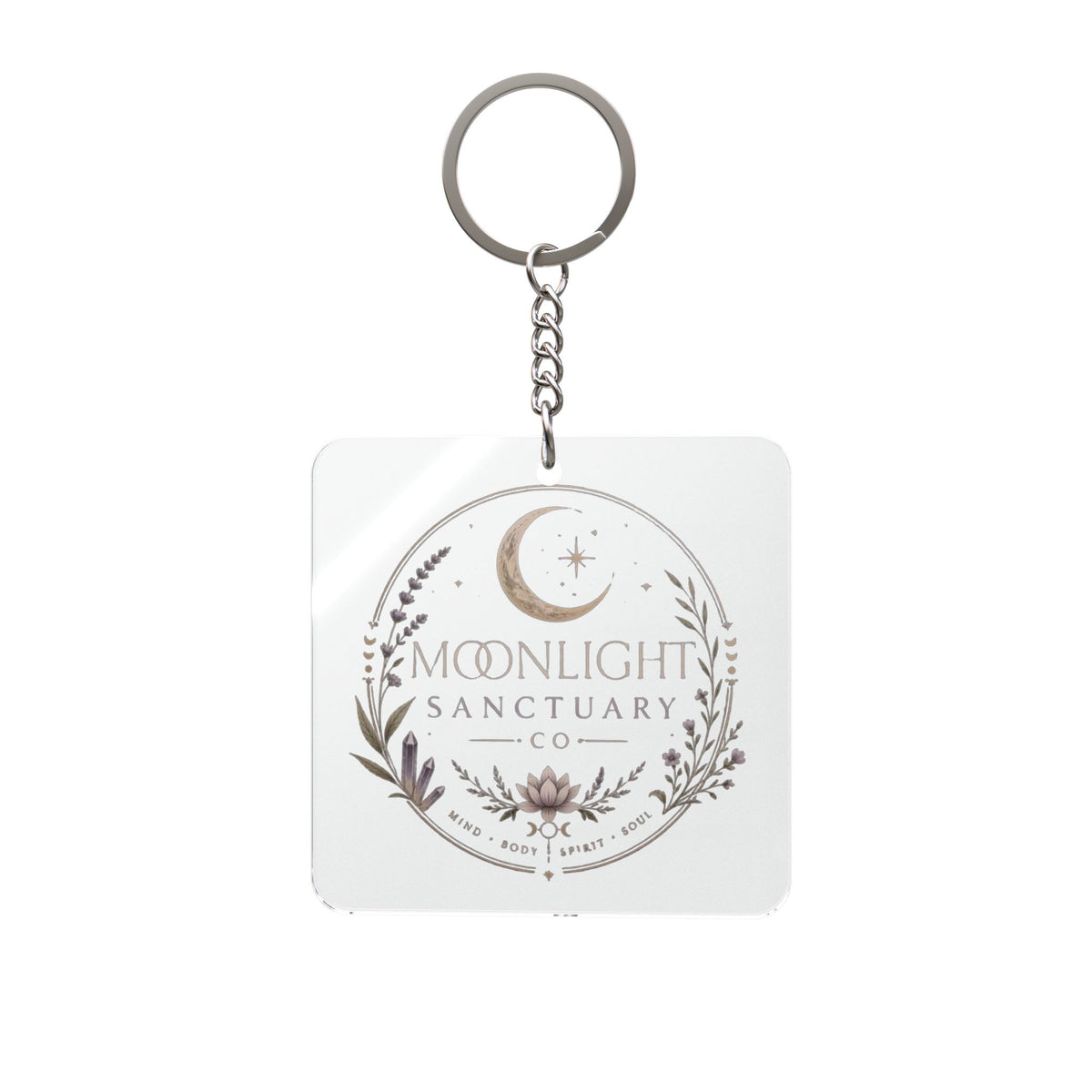 Moonlight Sanctuary Co. Square Keyring