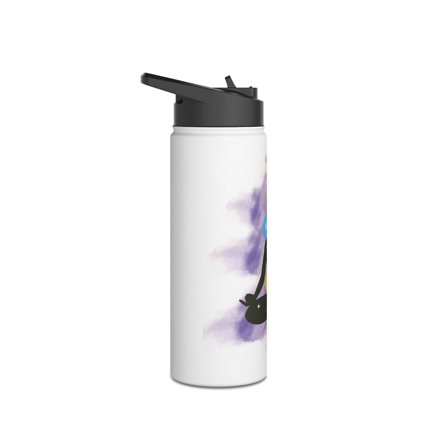 Chakra Meditation Stainless Steel Water Bottle – Yoga Energy Bottle