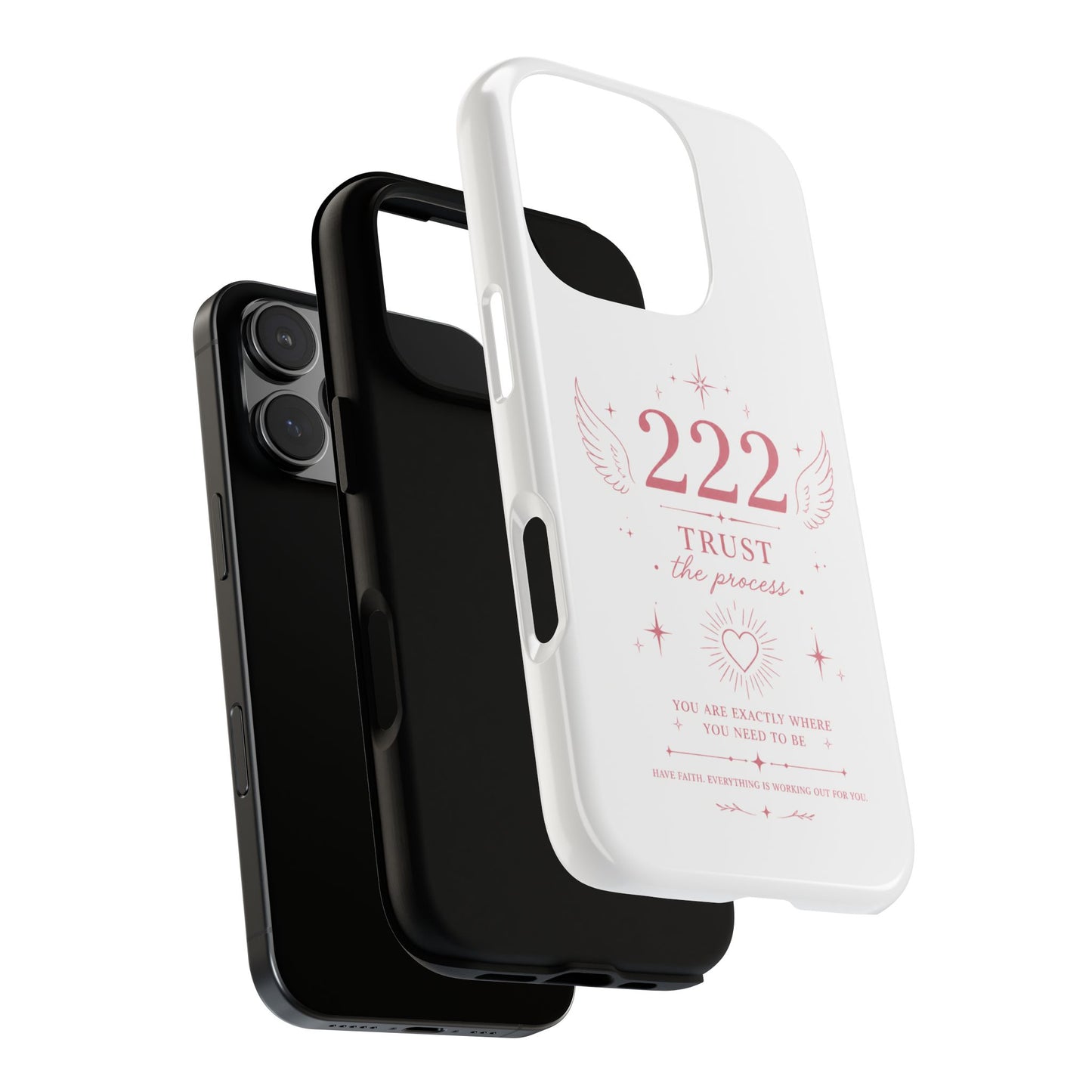 222 Trust the Process Phone Case — Angel Number Spiritual iPhone Case