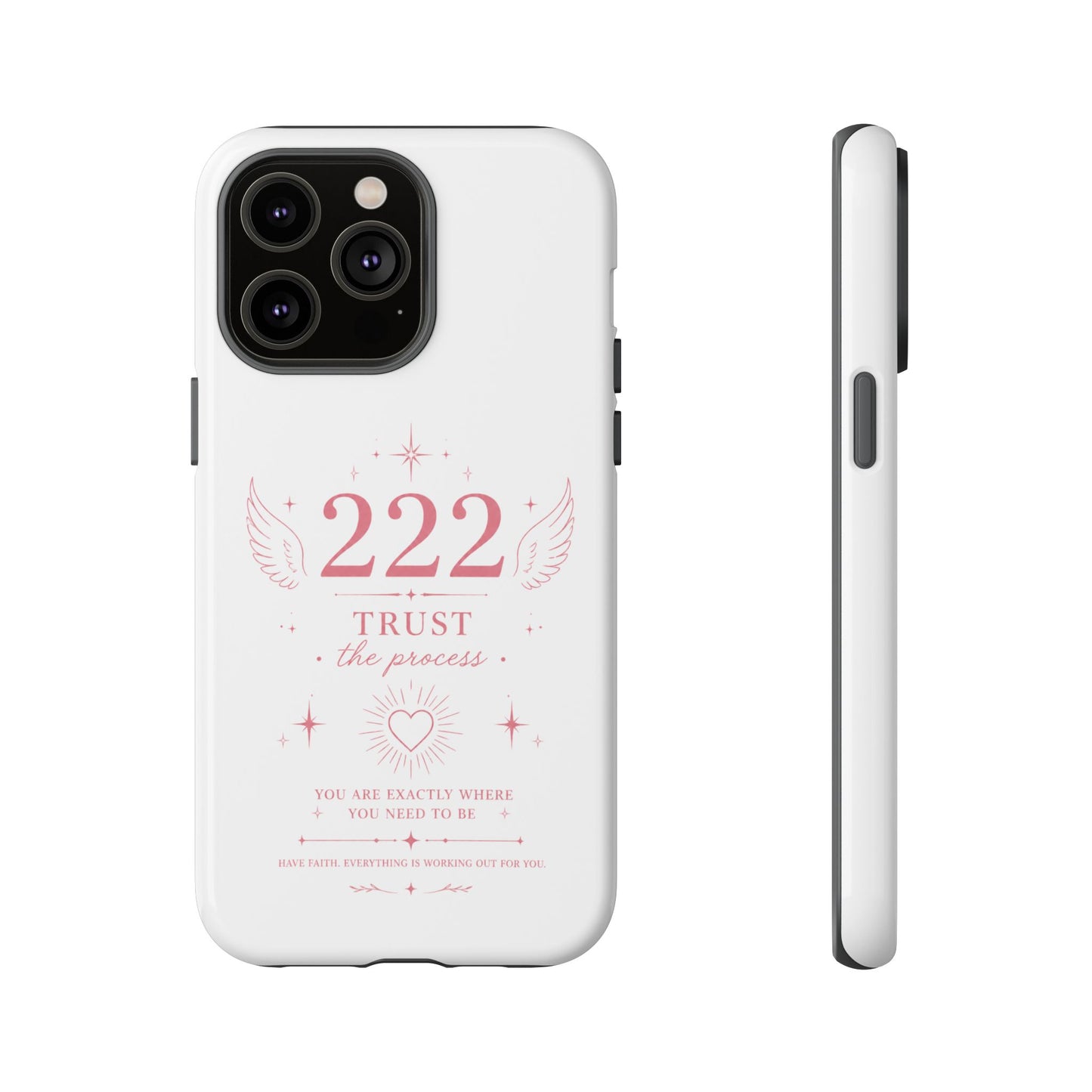222 Trust the Process Phone Case — Angel Number Spiritual iPhone Case