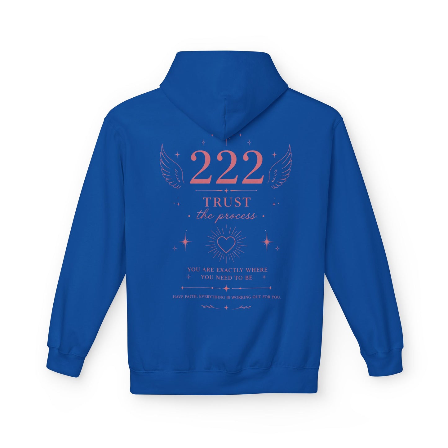 222 Angel Number Hoodie — Spiritual Numerology Graphic Hoodie