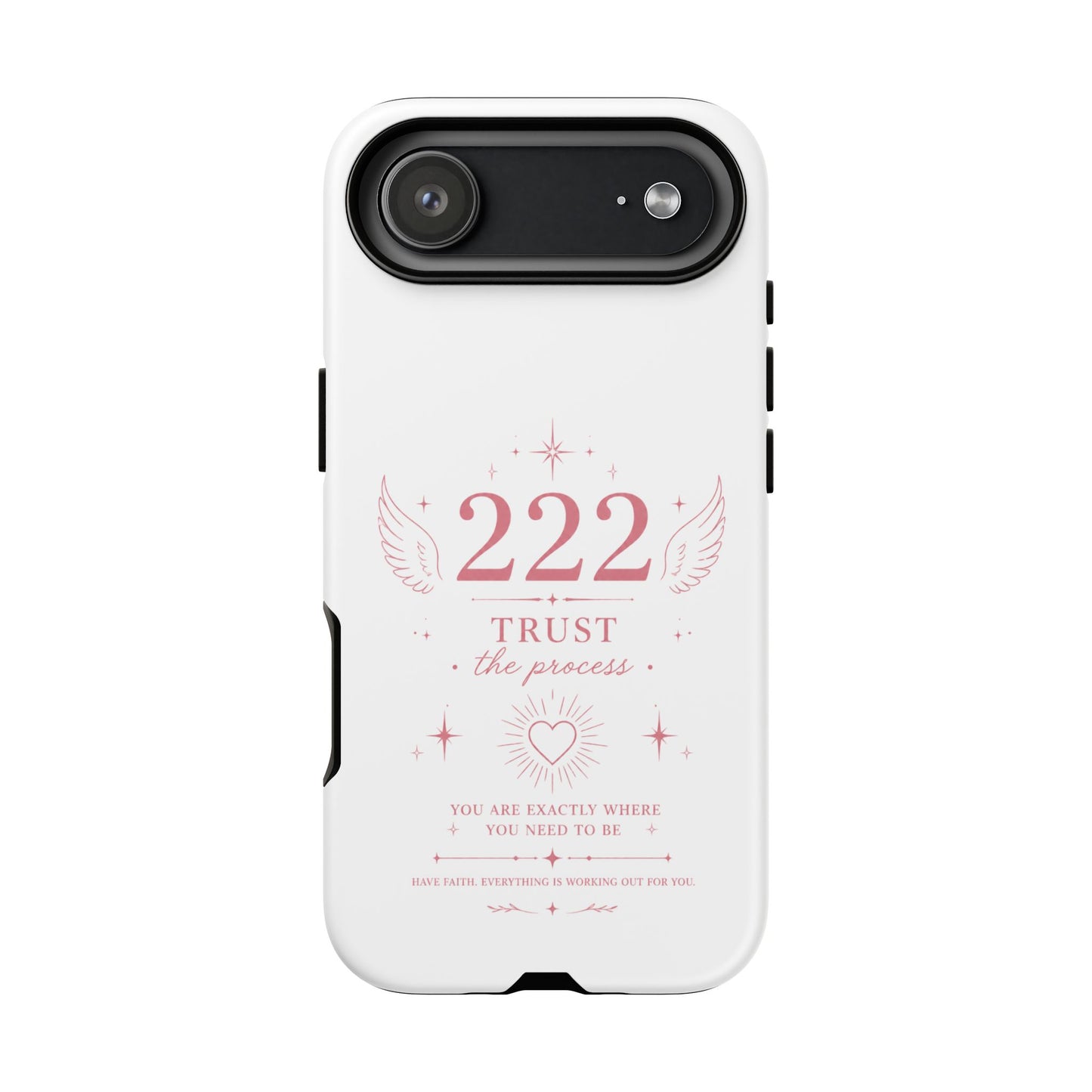 222 Trust the Process Phone Case — Angel Number Spiritual iPhone Case