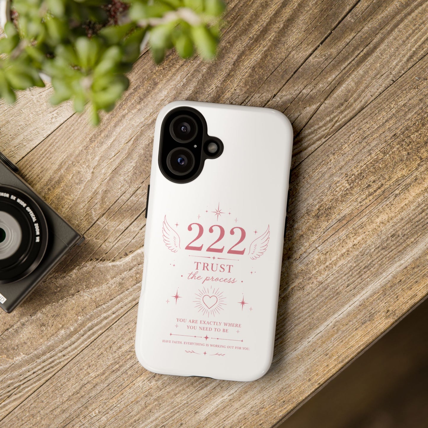 222 Trust the Process Phone Case — Angel Number Spiritual iPhone Case