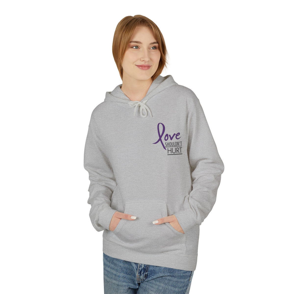 Love Shouldn’t Hurt Hoodie | Designed by Jade Hooper