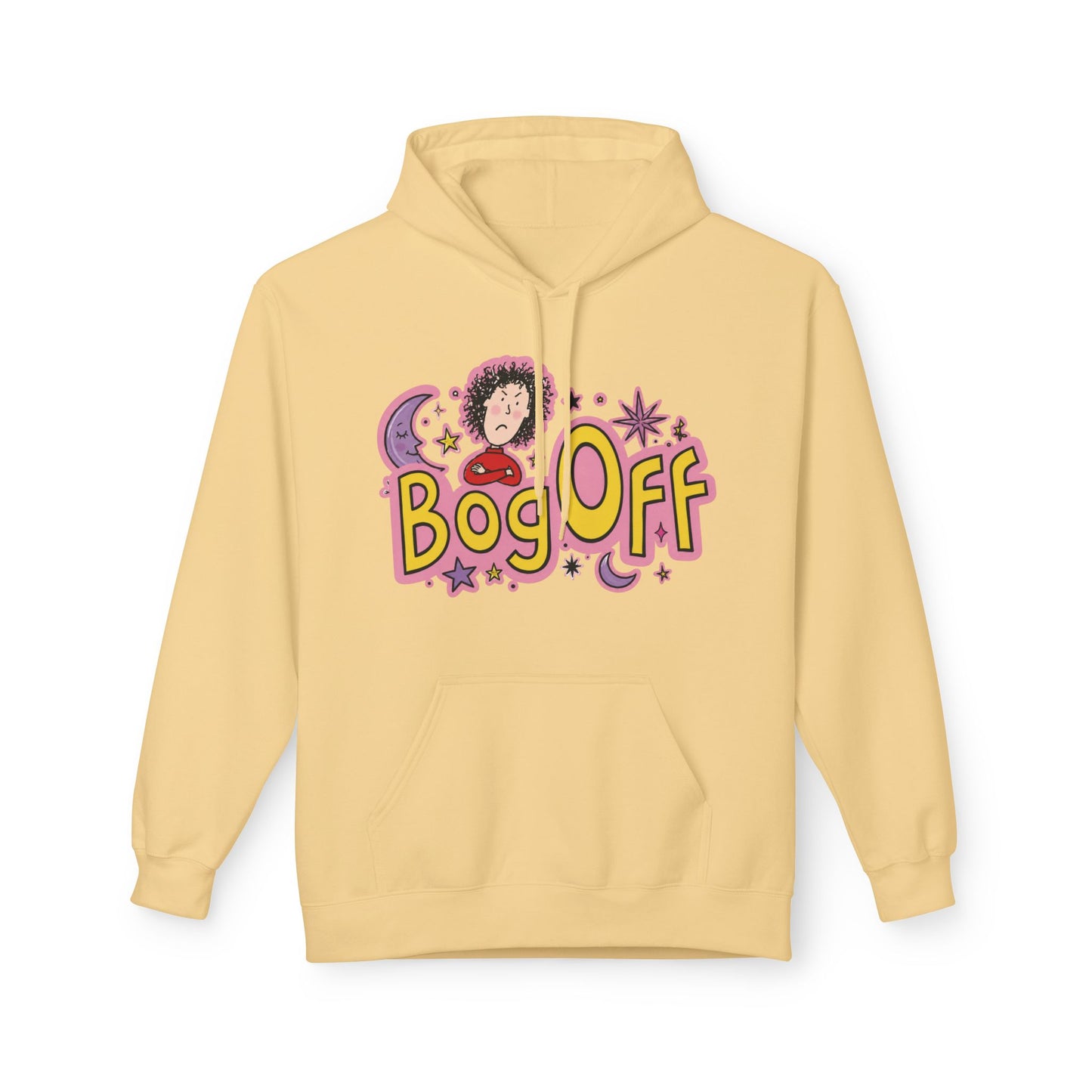 Bog Off Hoodie — Cute Retro 'Bog Off' Graphic Pullover