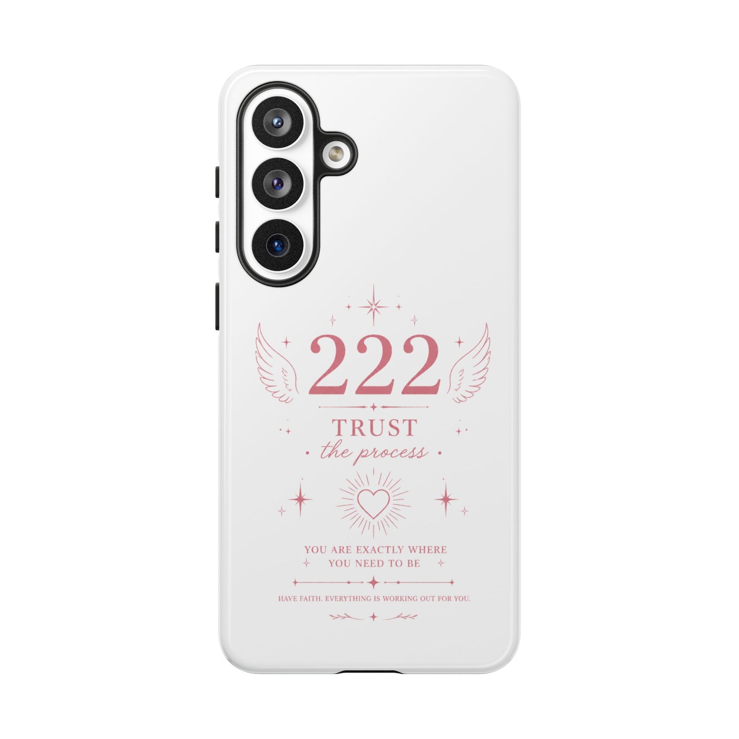 222 Trust the Process Phone Case — Angel Number Spiritual iPhone Case