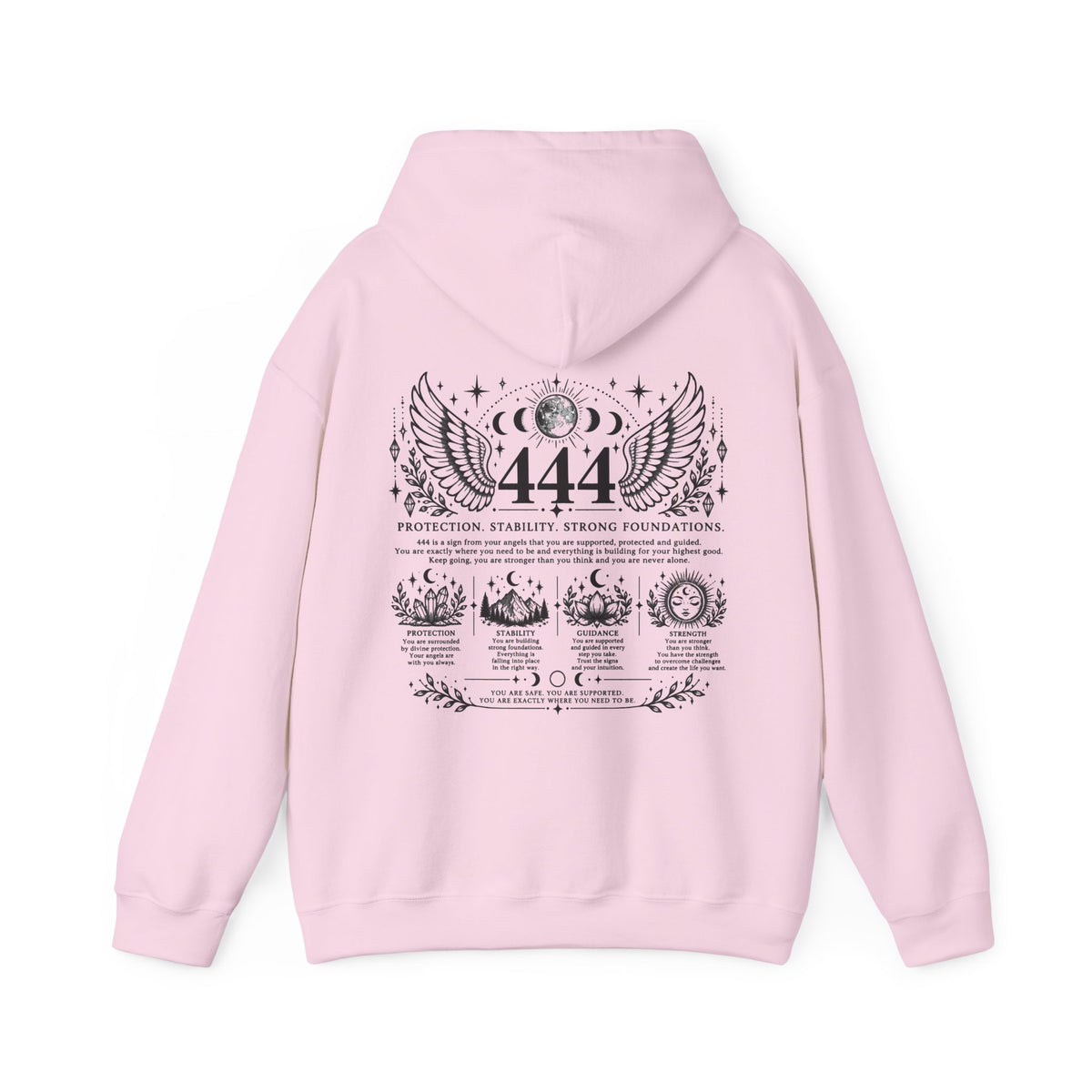 444 Angel Number Hoodie | Protection, Stability & Guidance
