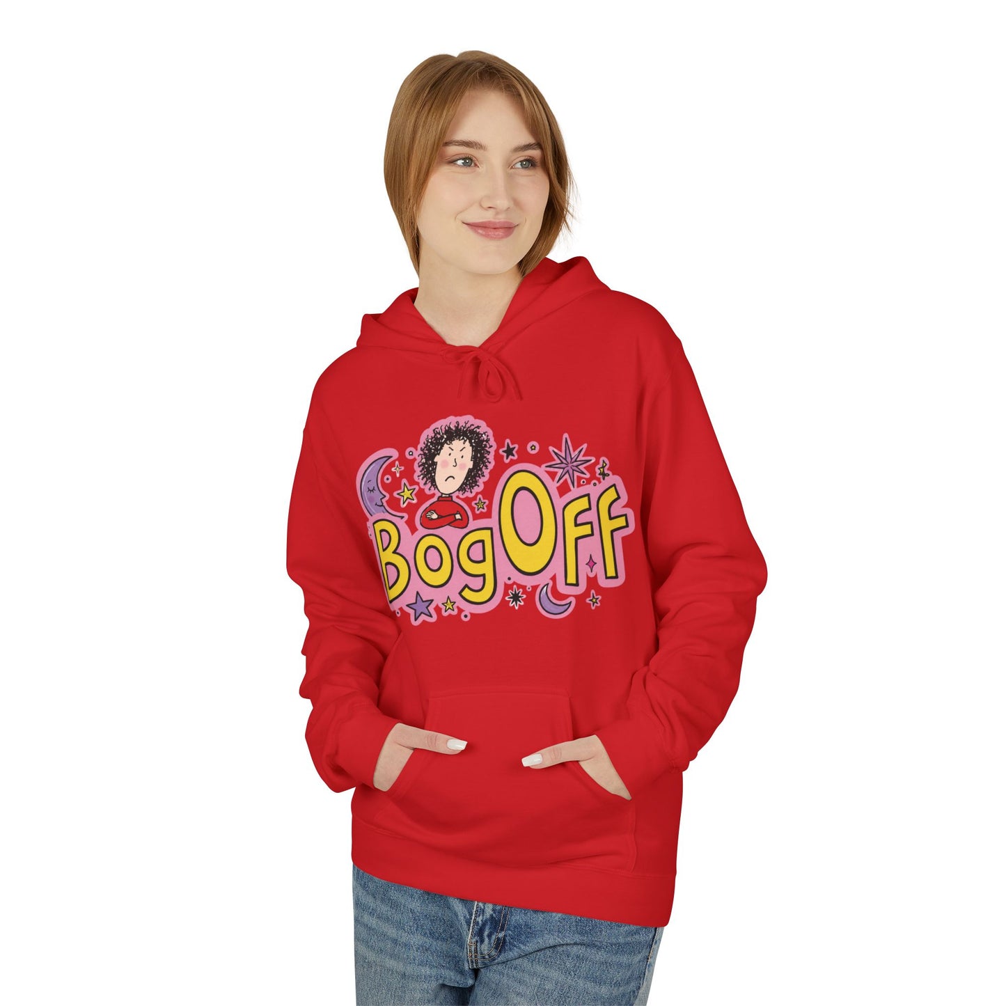 Bog Off Hoodie — Cute Retro 'Bog Off' Graphic Pullover