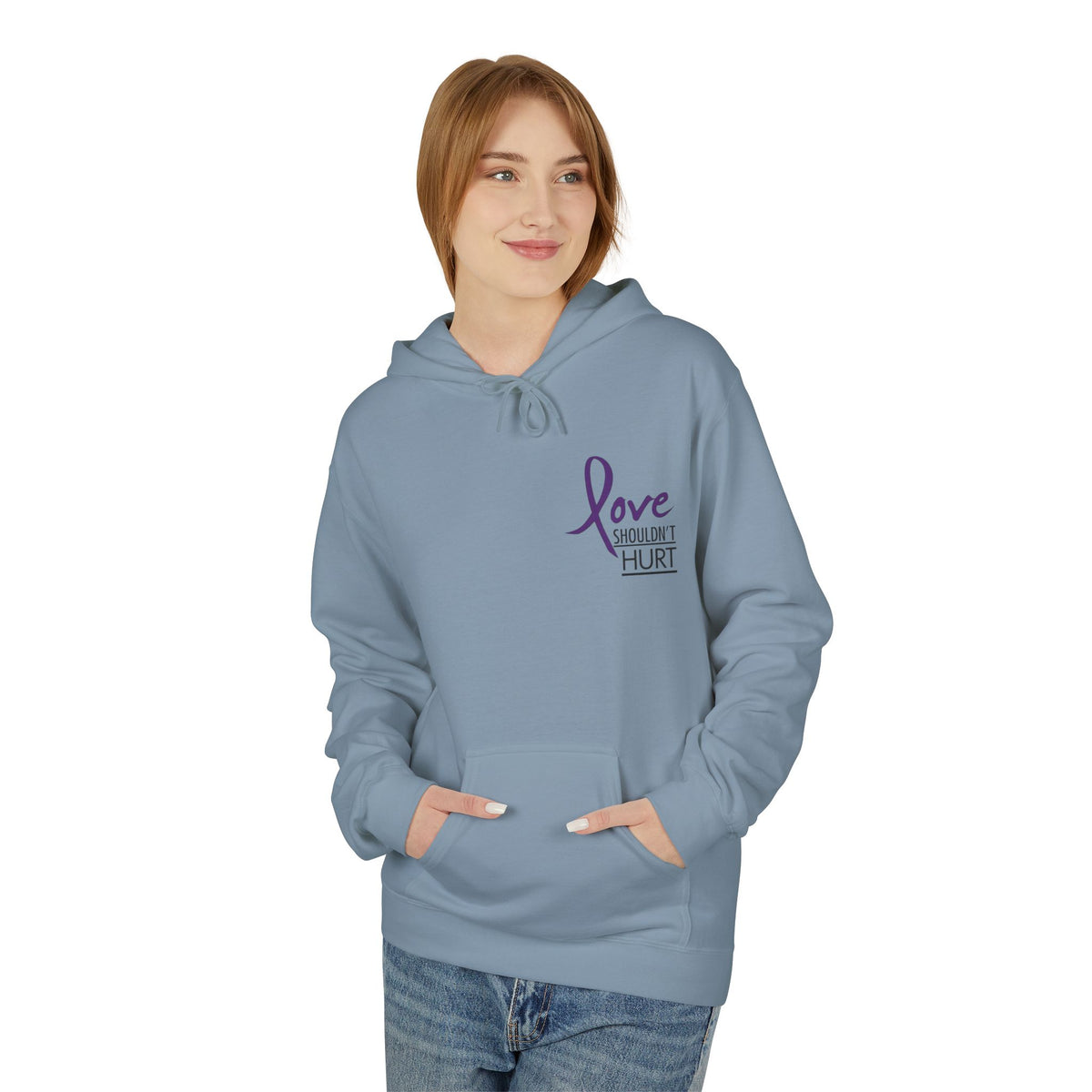 Love Shouldn’t Hurt Hoodie | Designed by Jade Hooper