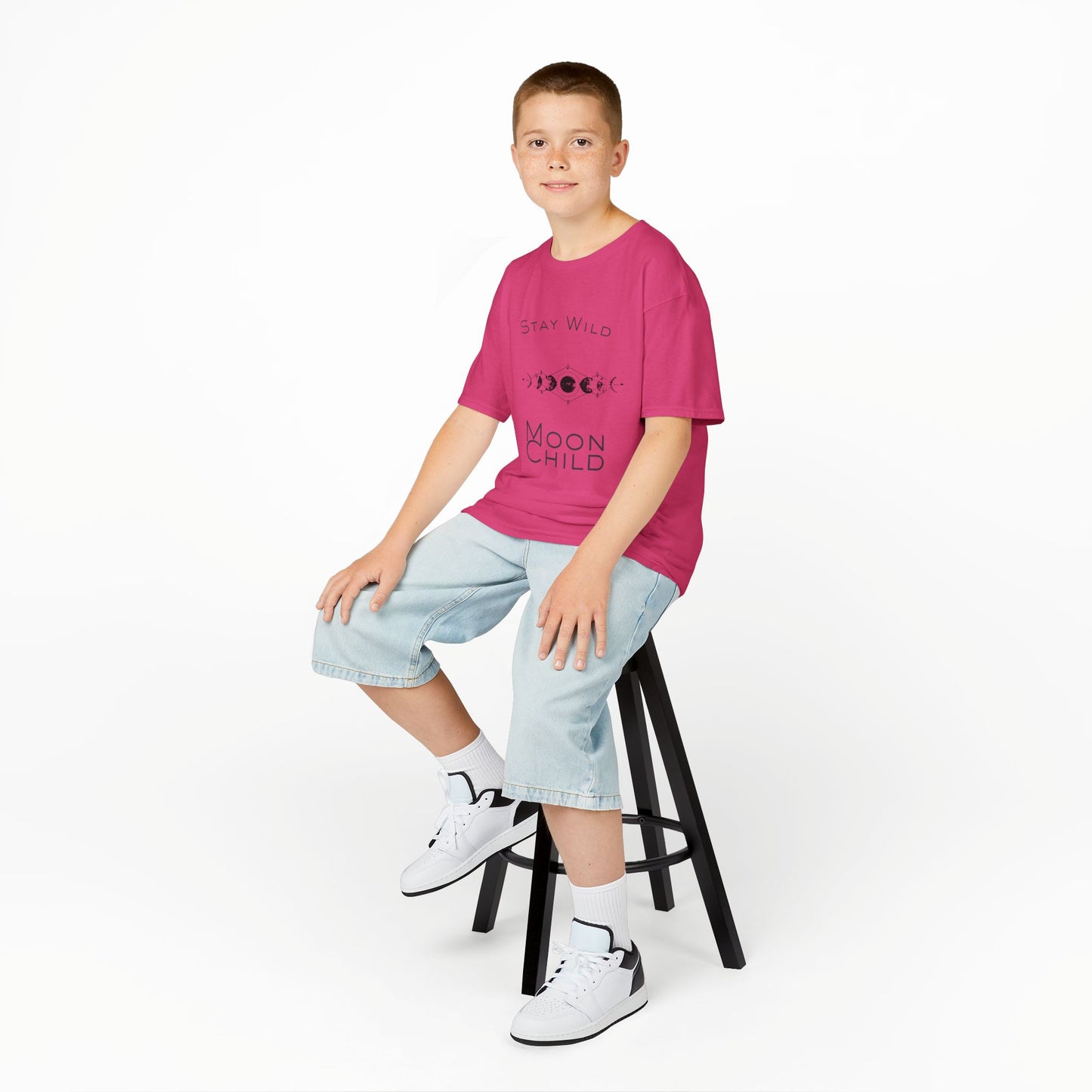 Kids 'Moon Child' Tee — Stay Wild Phases of the Moon Kids T-Shirt