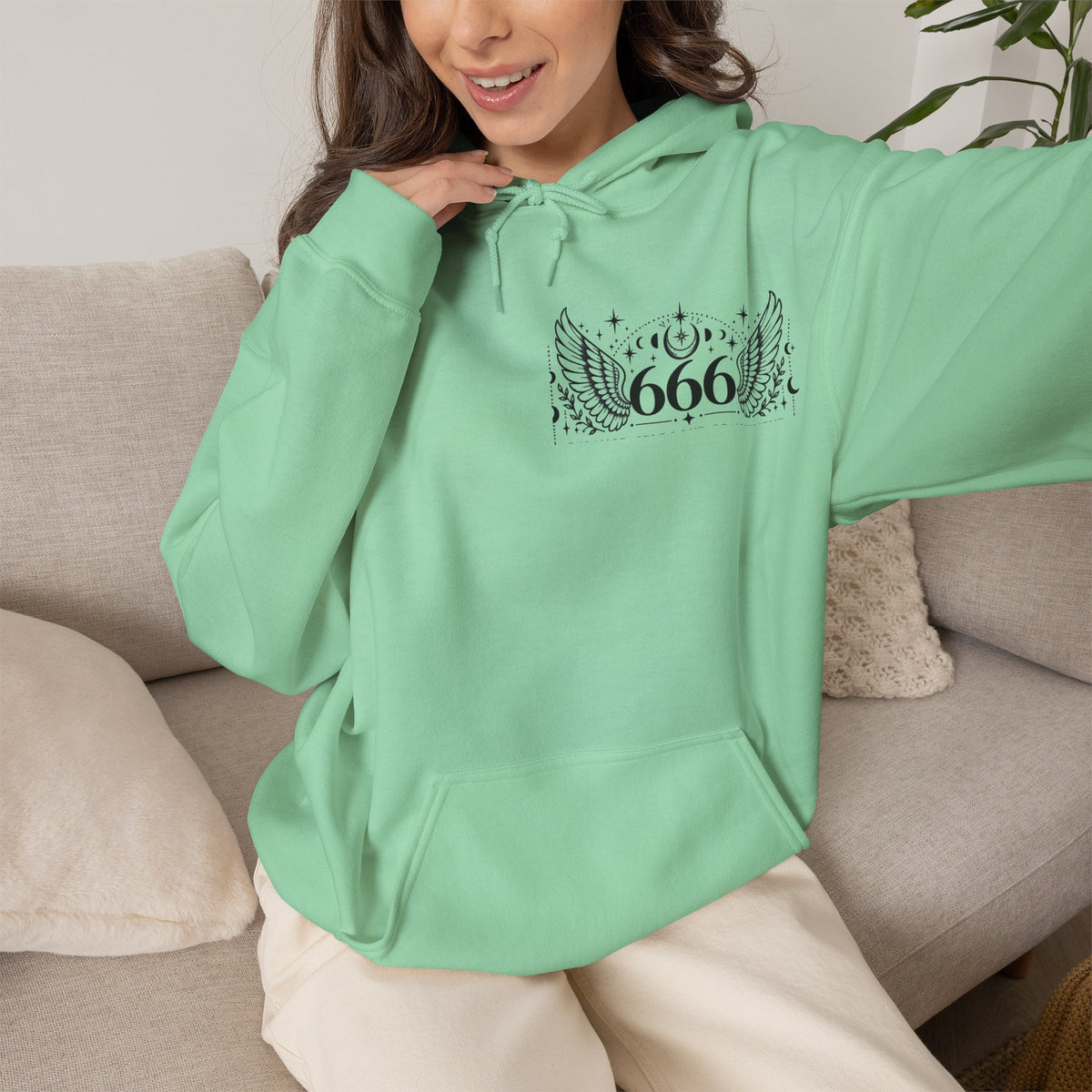 666 Angel Number Hoodie | Balance, Self-Love & Realignment