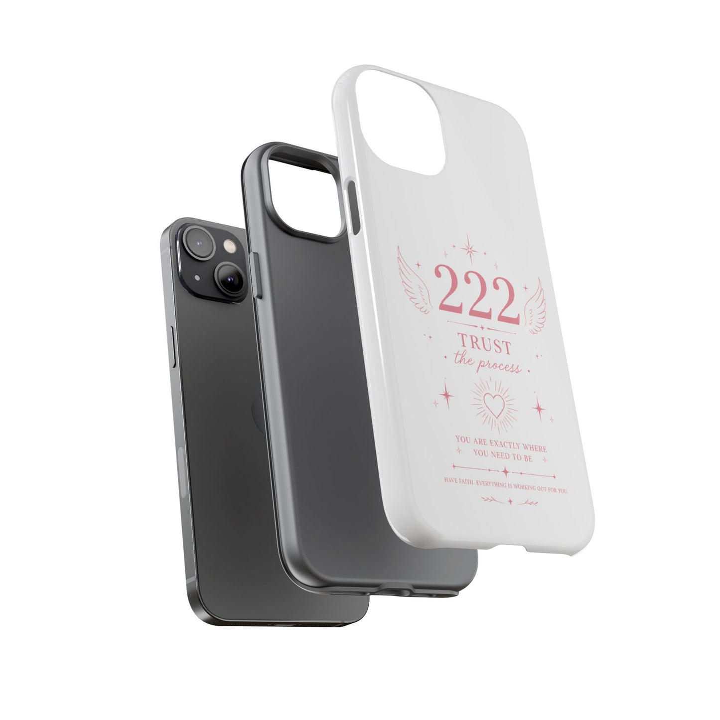 222 Trust the Process Phone Case — Angel Number Spiritual iPhone Case