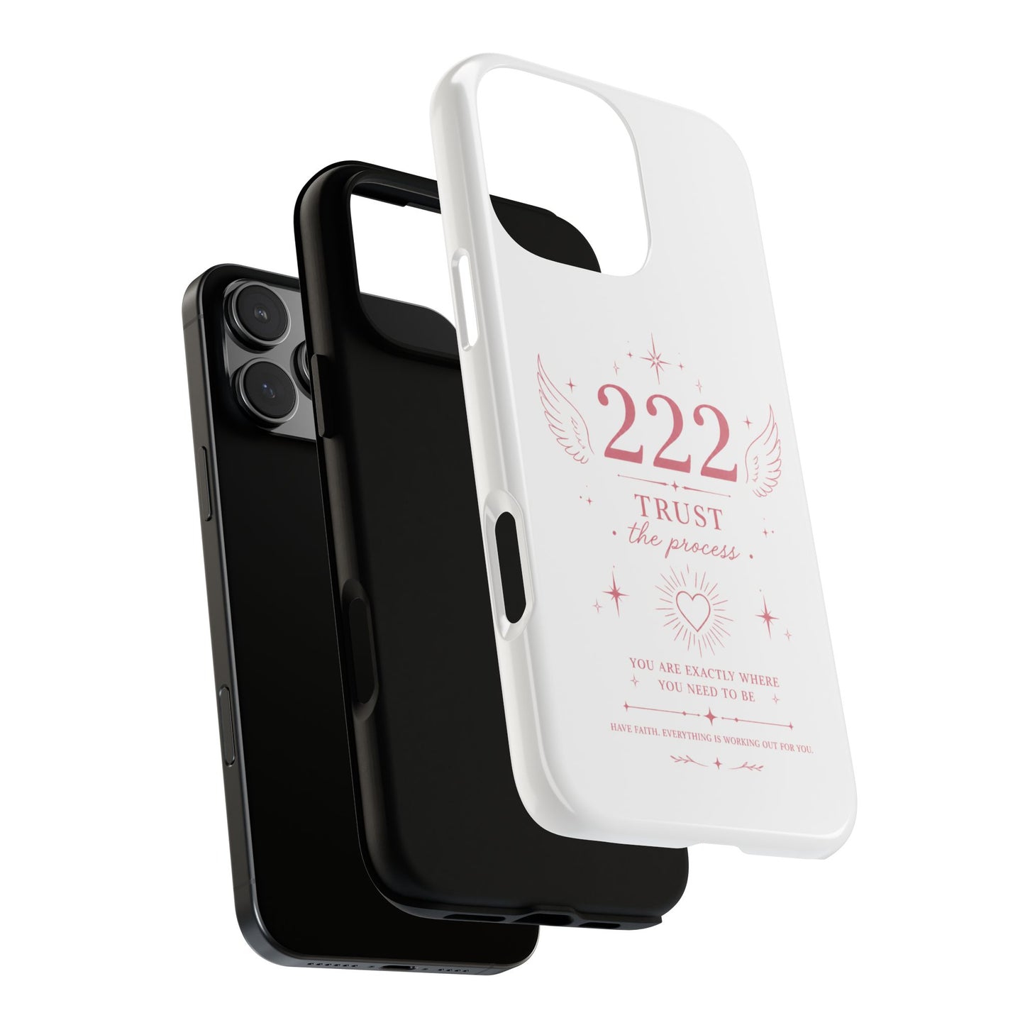 222 Trust the Process Phone Case — Angel Number Spiritual iPhone Case