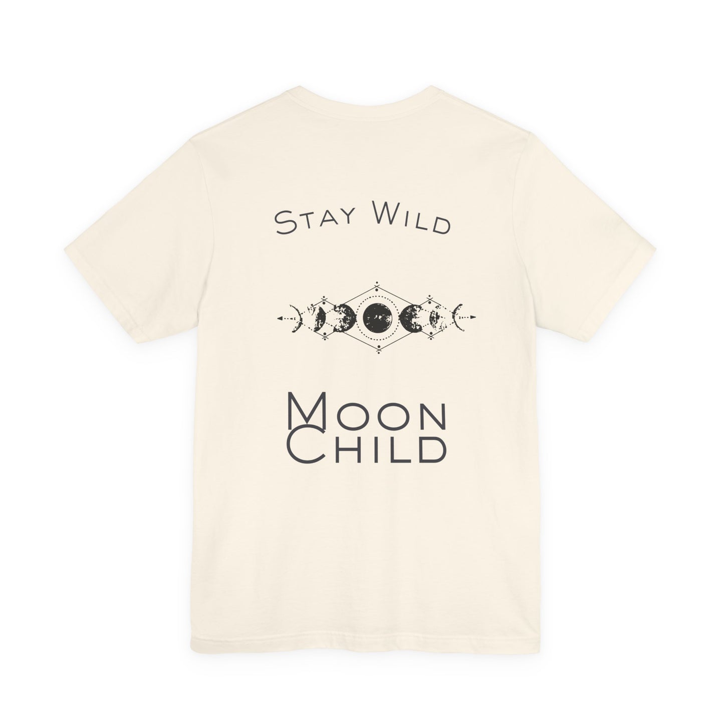Moon Child T-Shirt — "Stay Wild" Boho Moon Phase Tee