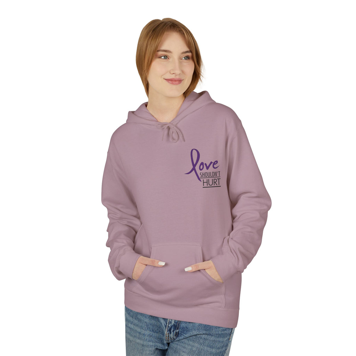 Love Shouldn’t Hurt Hoodie | Designed by Jade Hooper