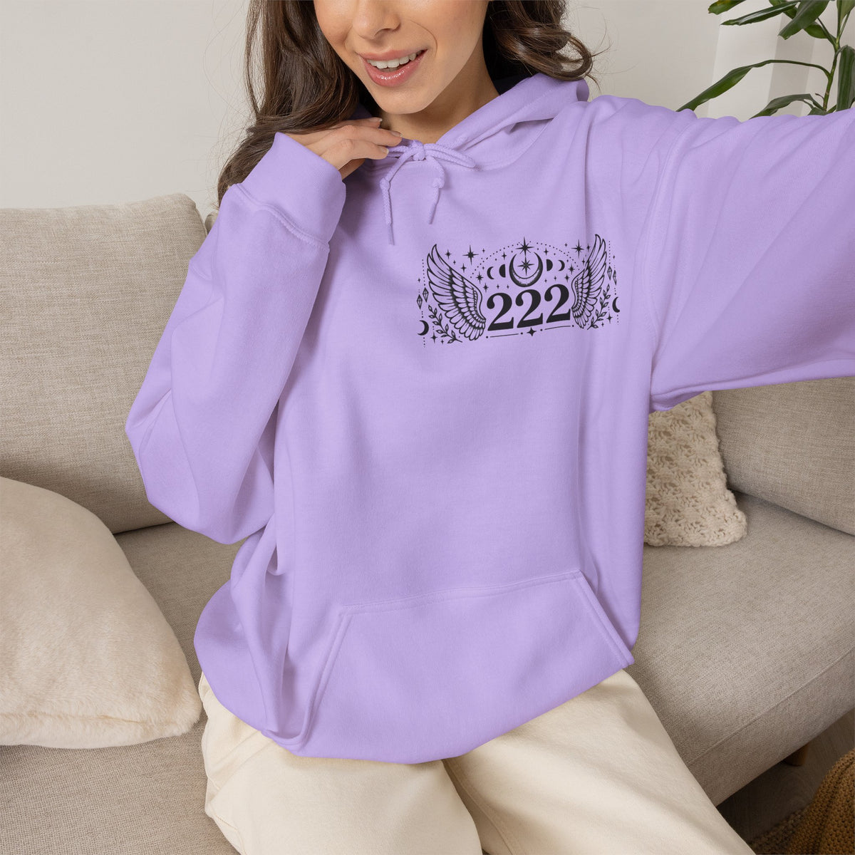222 Angel Number Hoodie | Alignment, Trust & Divine Timing