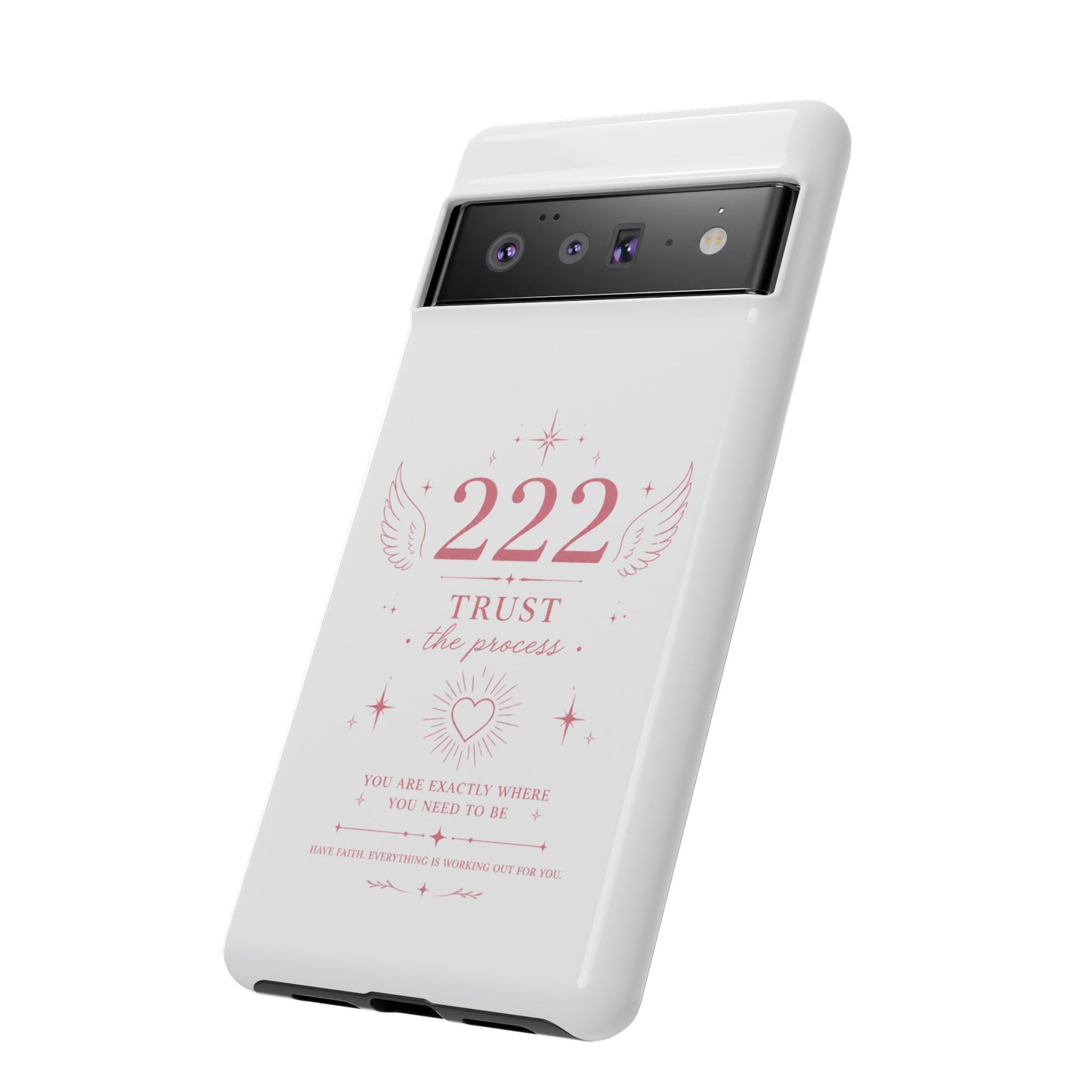 222 Trust the Process Phone Case — Angel Number Spiritual iPhone Case