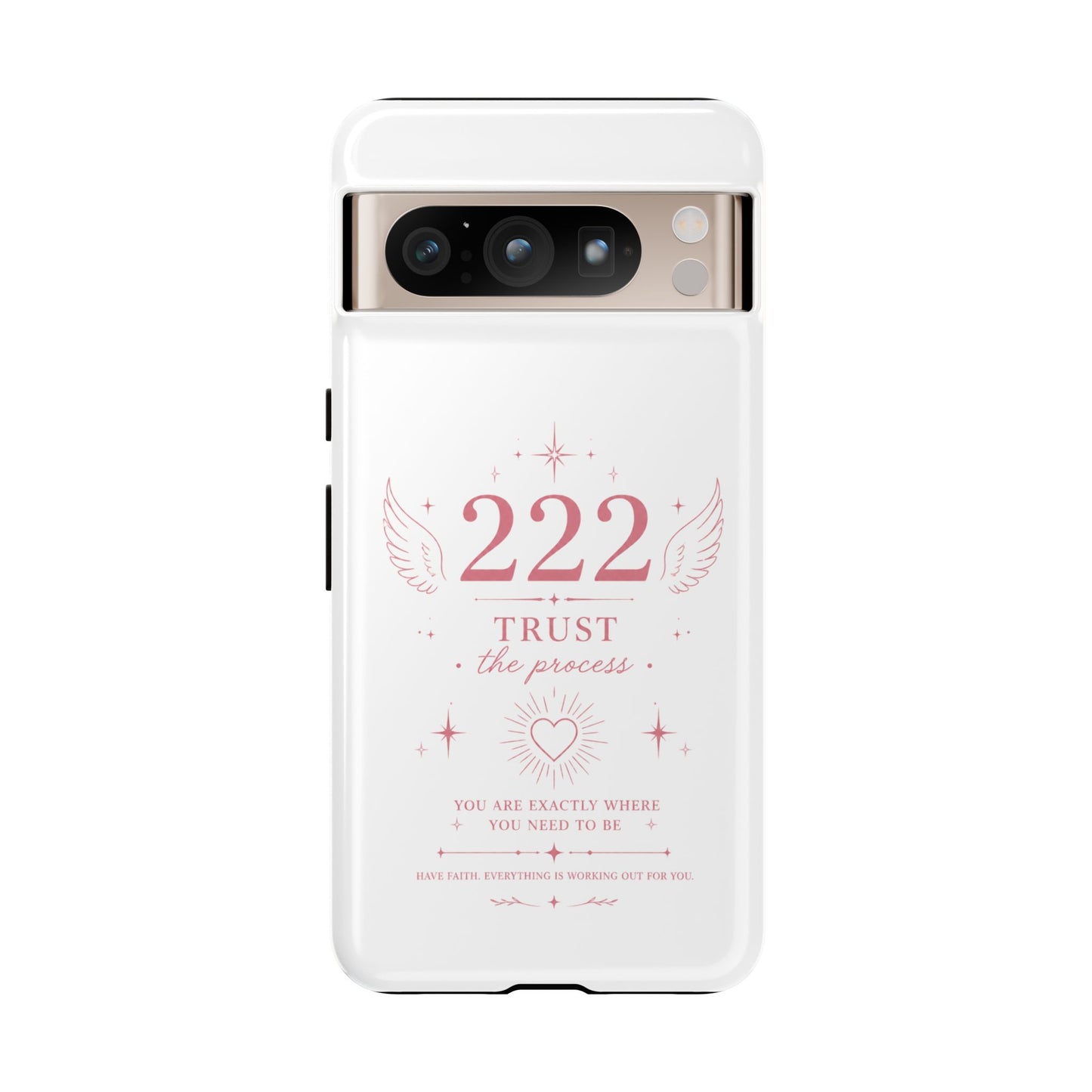 222 Trust the Process Phone Case — Angel Number Spiritual iPhone Case