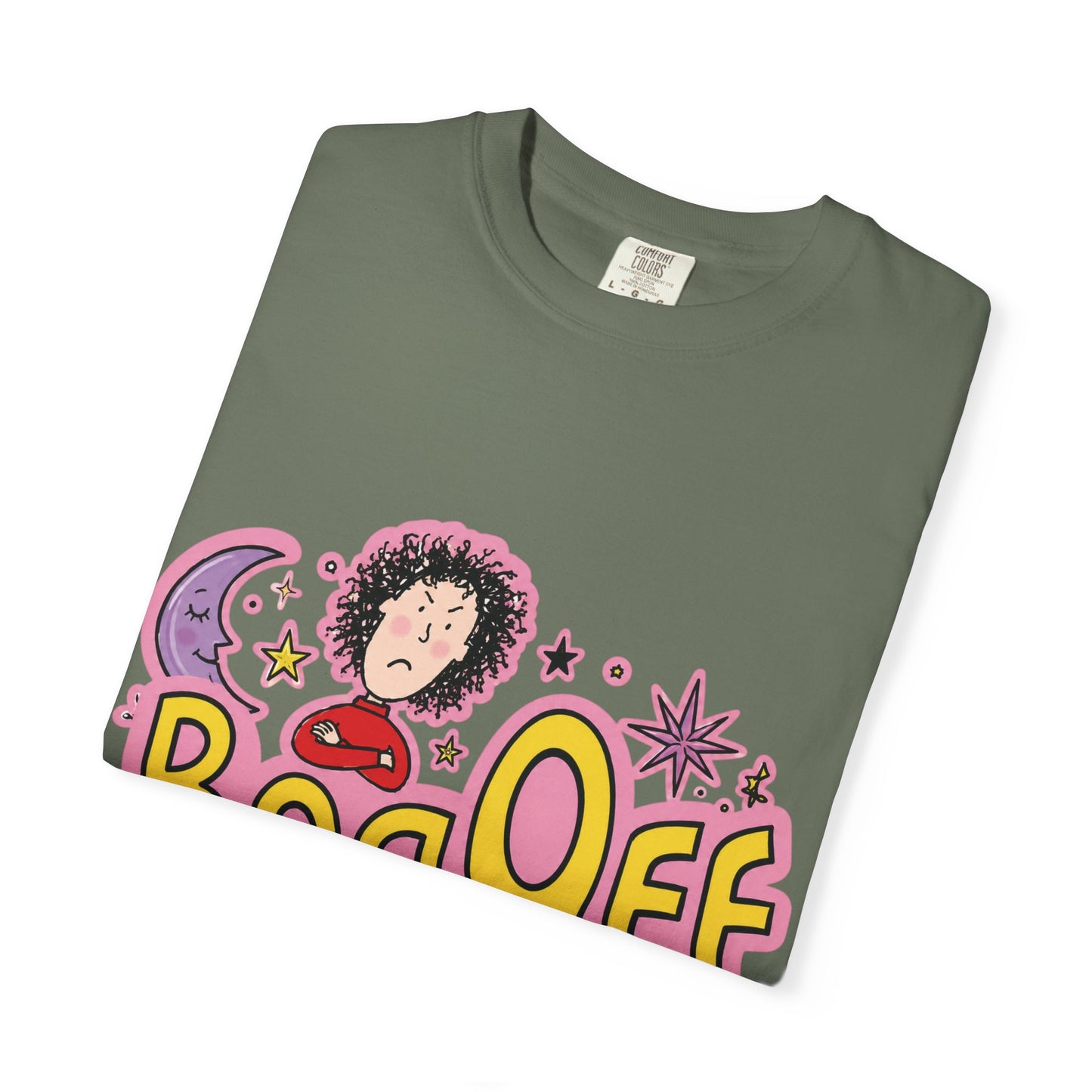 Bog Off Graphic T-Shirt — Retro Cute Cartoon Design