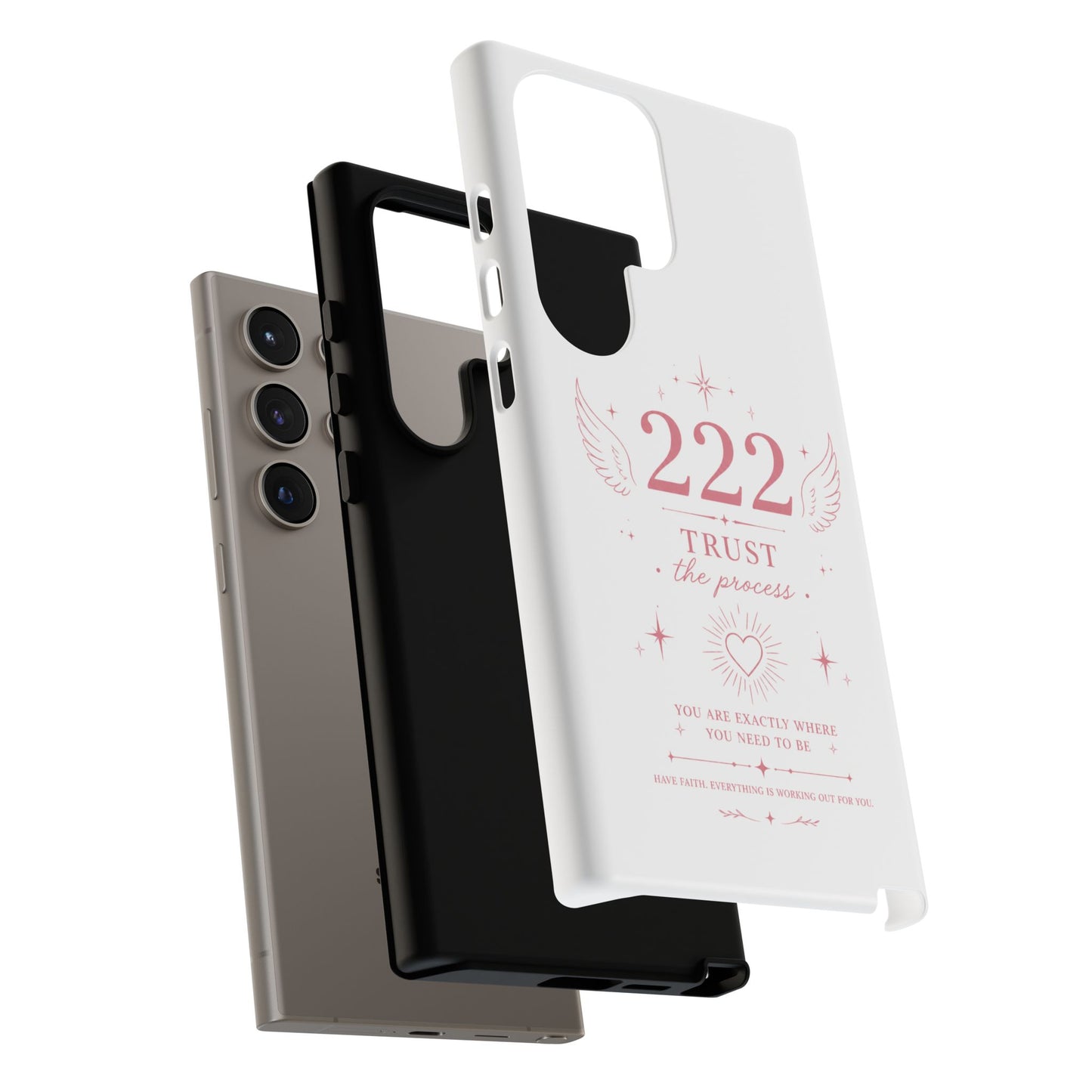 222 Trust the Process Phone Case — Angel Number Spiritual iPhone Case