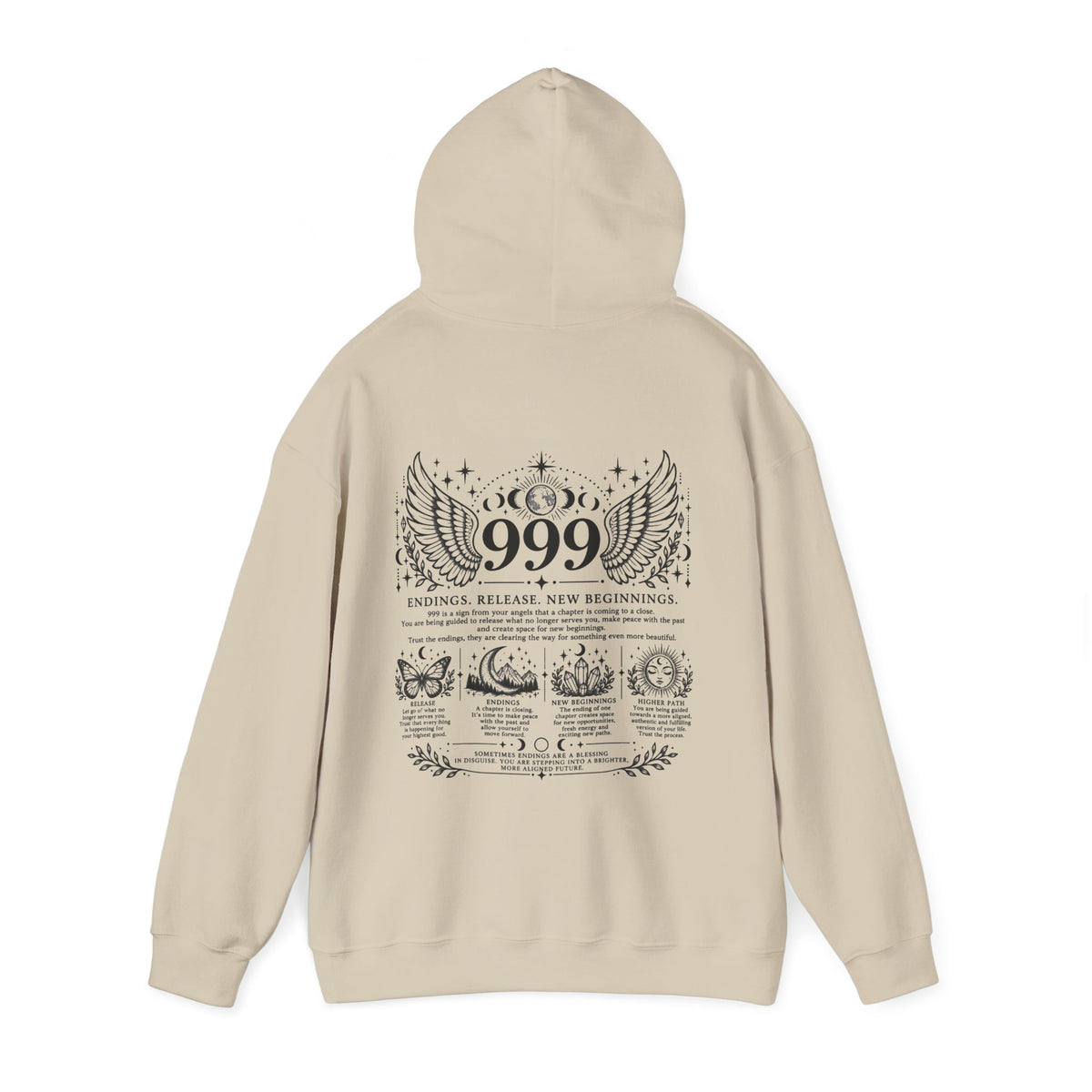 999 Angel Number Hoodie | Endings, Release & New Beginnings