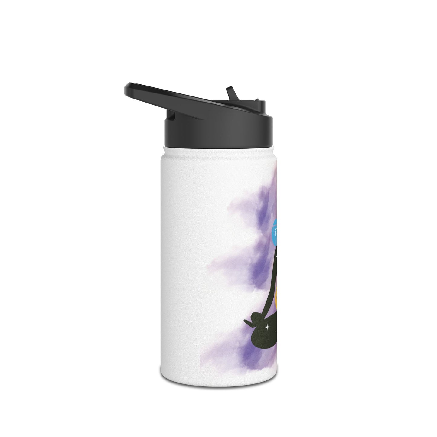 Chakra Meditation Stainless Steel Water Bottle – Yoga Energy Bottle