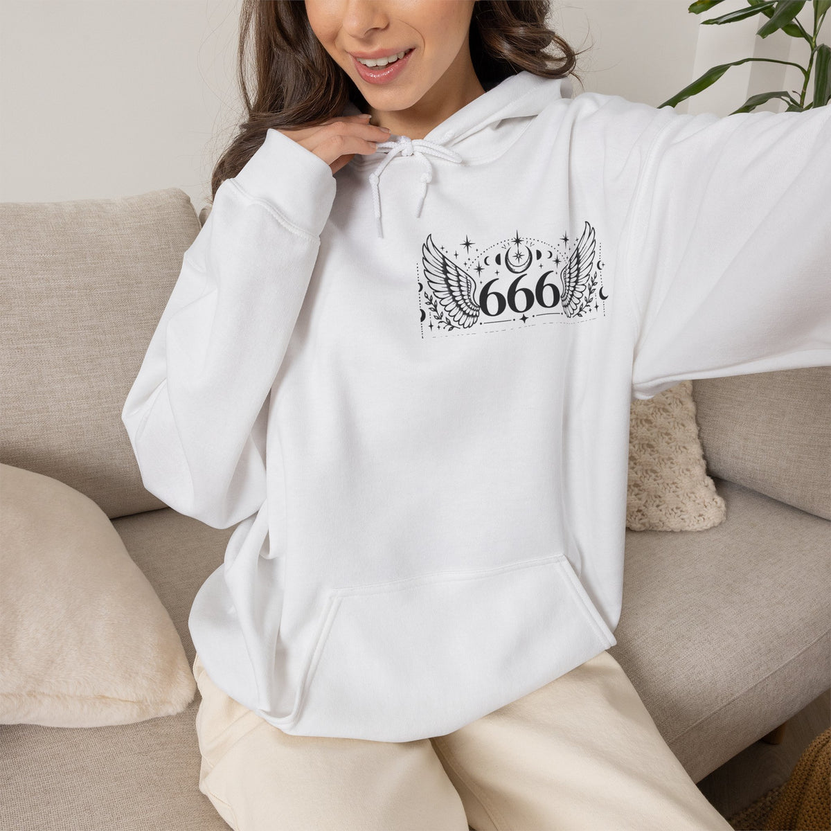 666 Angel Number Hoodie | Balance, Self-Love & Realignment