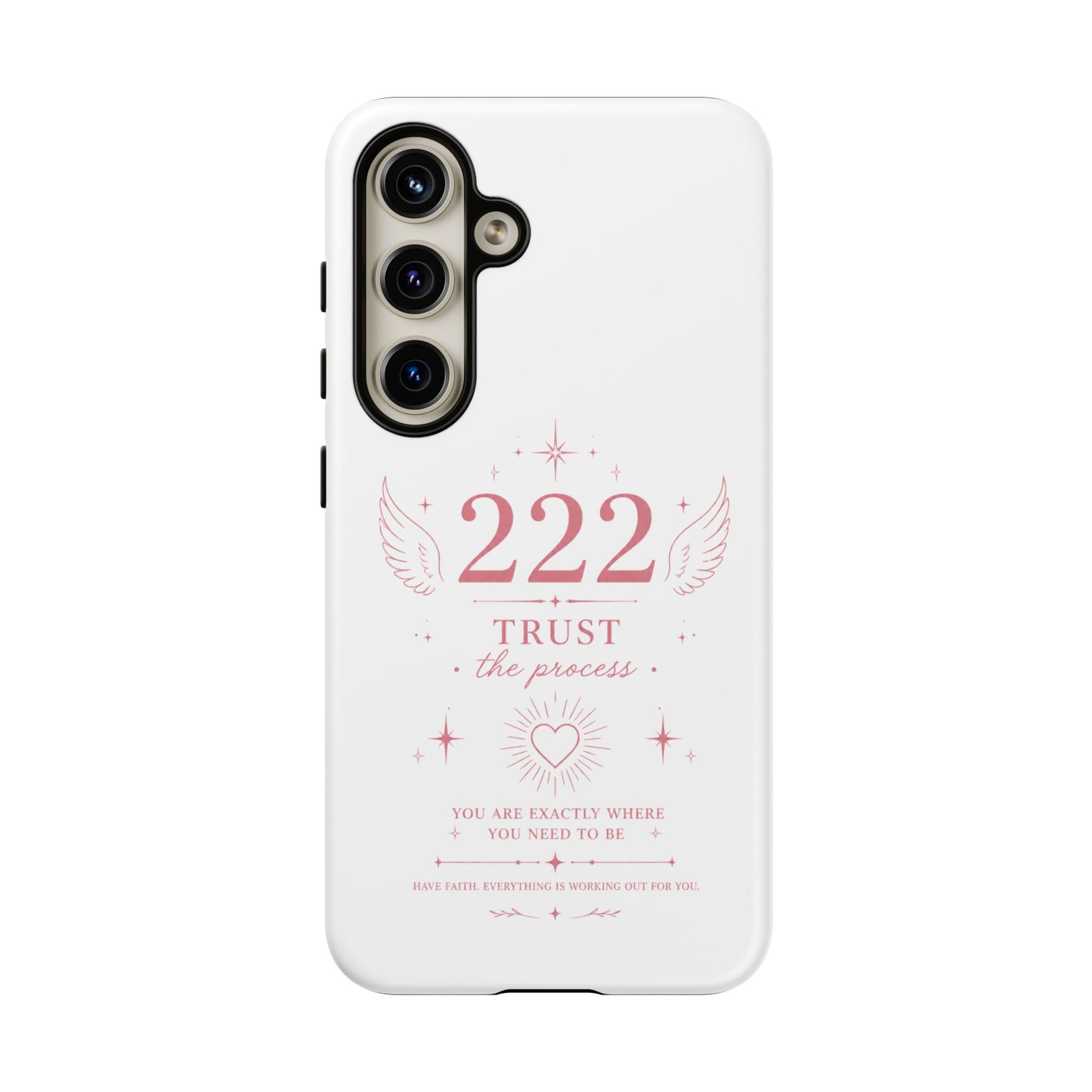 222 Trust the Process Phone Case — Angel Number Spiritual iPhone Case