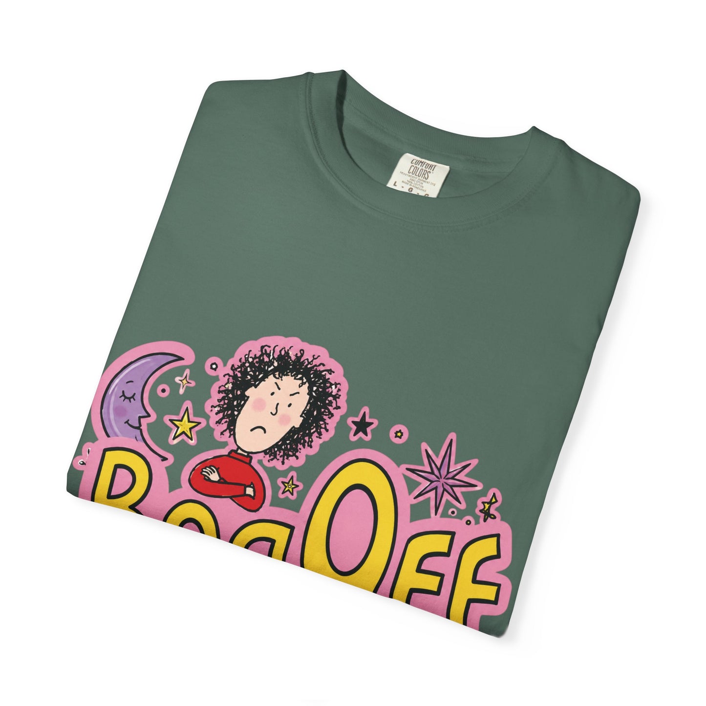 Bog Off Graphic T-Shirt — Retro Cute Cartoon Design