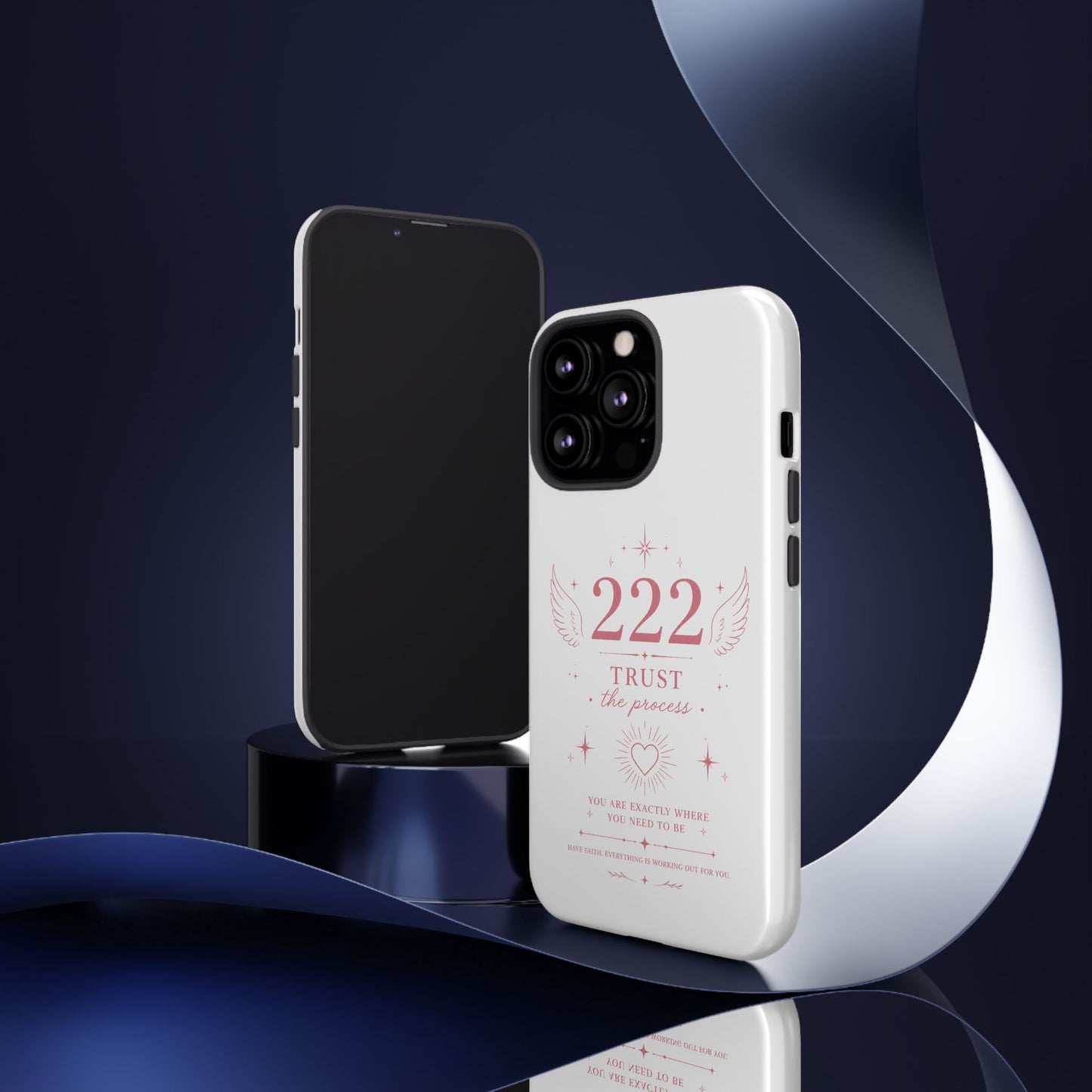 222 Trust the Process Phone Case — Angel Number Spiritual iPhone Case