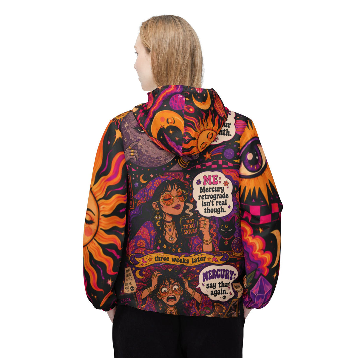 Mercury Retrograde Windbreaker Jacket